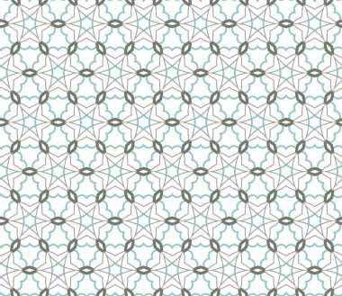 Geometrik şekilli kusursuz desen vektör çizimi