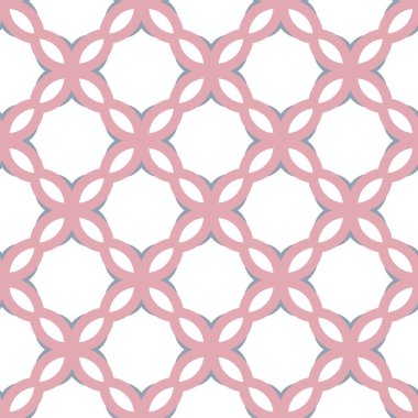 Geometrik şekilli kusursuz desen vektör çizimi