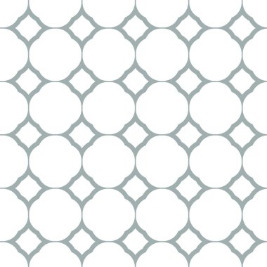 Geometrik şekilli kusursuz desen vektör çizimi