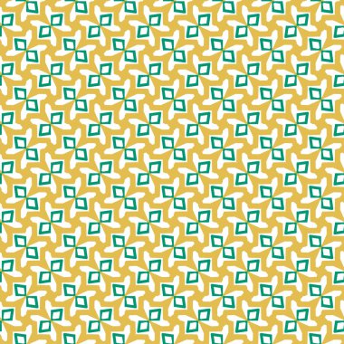 Geometrik şekilli kusursuz desen vektör çizimi