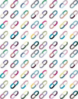 Geometrik şekilli kusursuz desen vektör çizimi