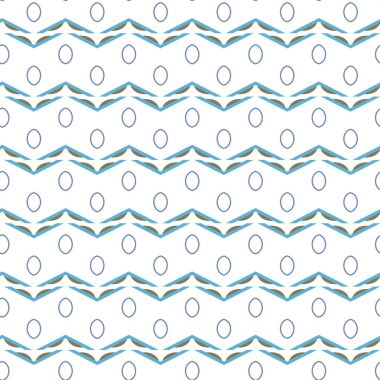 Geometrik şekilli kusursuz desen vektör çizimi