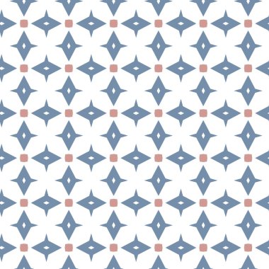 Geometrik şekilli kusursuz desen vektör çizimi