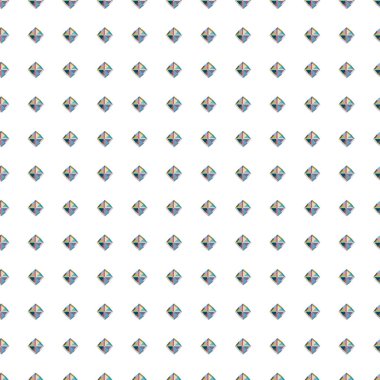 Geometrik şekilli kusursuz desen vektör çizimi