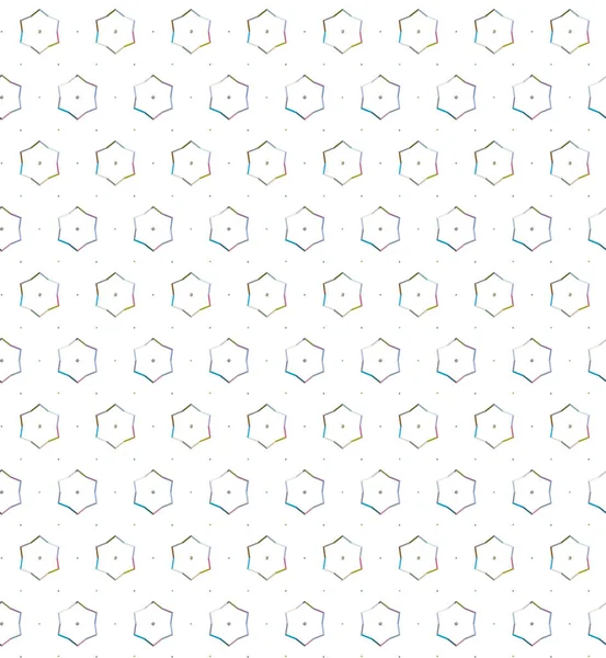 具有几何形状矢量插图的无缝图案 — 图库矢量图片