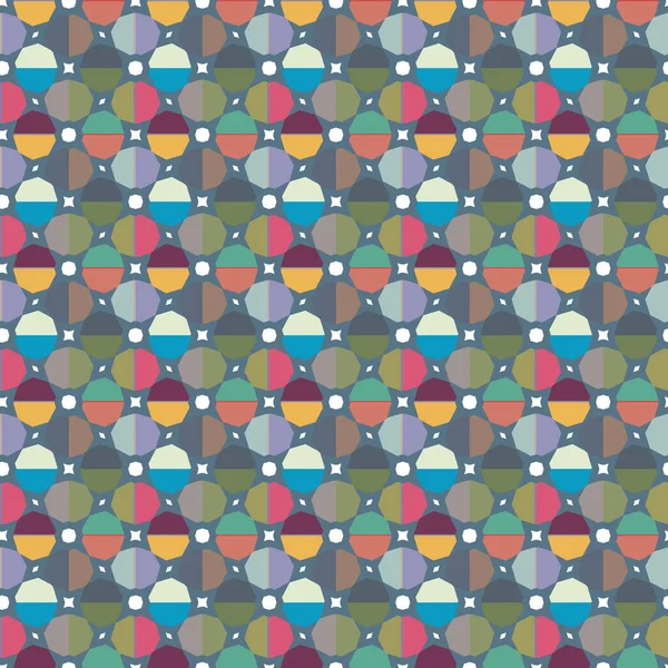 Seamless Pattern Geometric Shapes Vector Illustration — Stock Vector