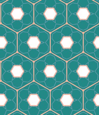 Geometrik şekilli kusursuz desen vektör çizimi