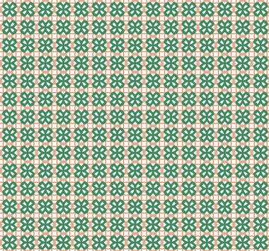 Geometrik şekilli kusursuz desen vektör çizimi