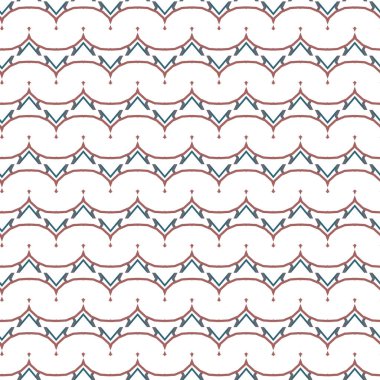 Geometrik şekilli kusursuz desen vektör çizimi