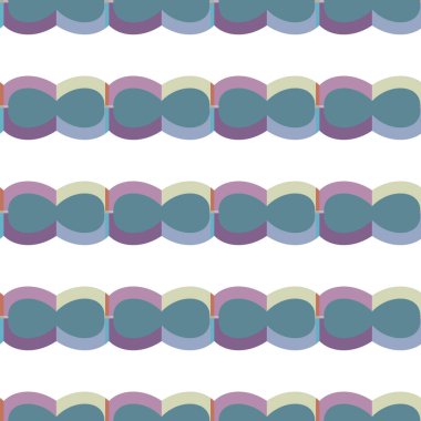 Geometrik şekilli kusursuz desen vektör çizimi