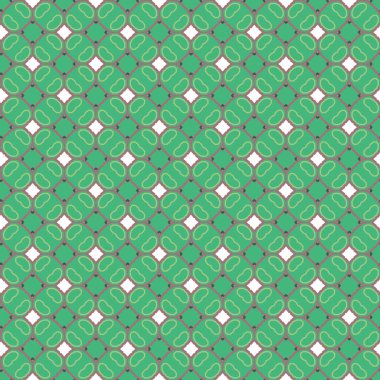 Geometrik şekilli kusursuz desen vektör çizimi