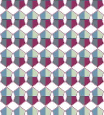 Geometrik şekilli kusursuz desen vektör çizimi