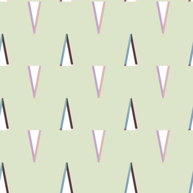 Geometrik şekilli kusursuz desen vektör çizimi