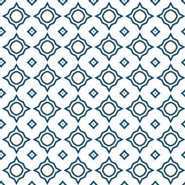 Geometrik şekilli kusursuz desen vektör çizimi