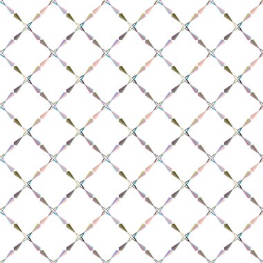 Geometrik şekilli kusursuz desen vektör çizimi