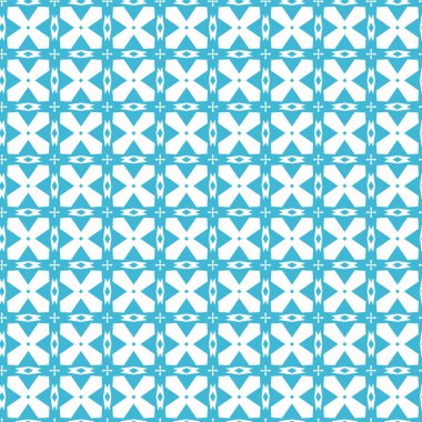 Geometrik şekilli kusursuz desen vektör çizimi