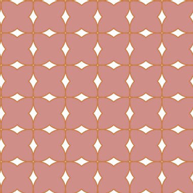 Geometrik şekilli kusursuz desen vektör çizimi