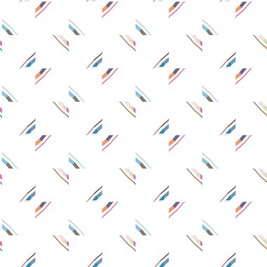 Geometrik şekilli kusursuz desen vektör çizimi