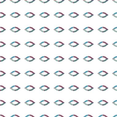 Geometrik şekilli kusursuz desen vektör çizimi