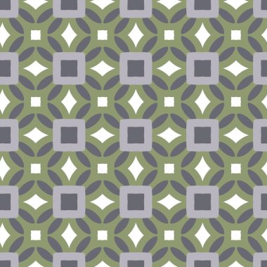 Geometrik şekilli kusursuz desen vektör çizimi