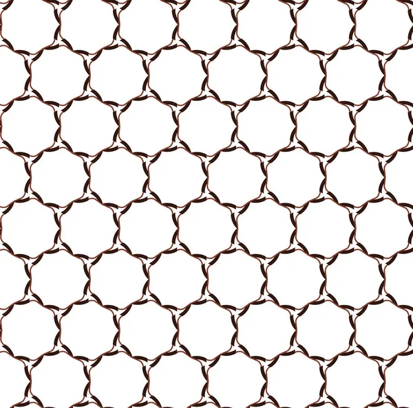 Seamless Pattern Geometric Shapes Vector Illustration — Stock Vector