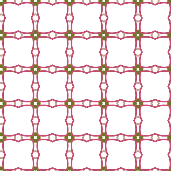 Modello Senza Soluzione Continuità Con Forme Geometriche Illustrazione Vettoriale — Vettoriale Stock