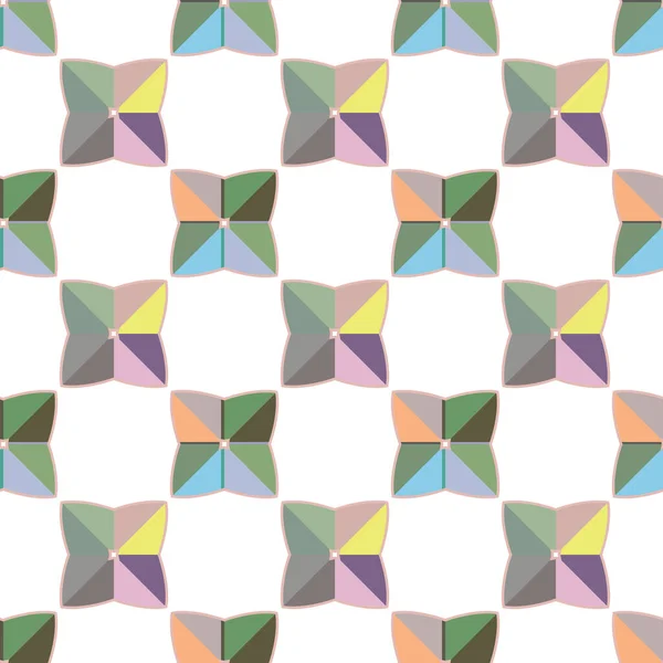 Patrón Ornamental Geométrico Sin Costuras Fondo Abstracto — Archivo Imágenes Vectoriales