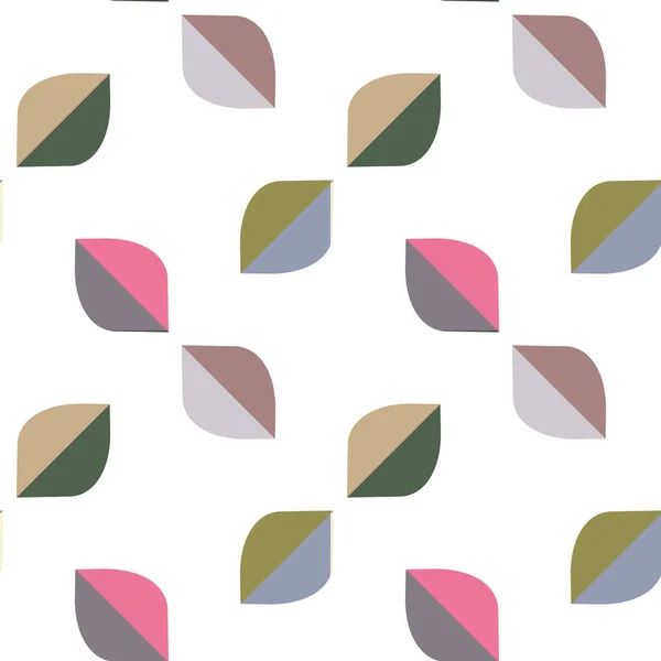 Geometrik şekilli kusursuz desen vektör çizimi