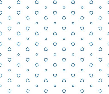 Geometrik şekilli kusursuz desen vektör çizimi