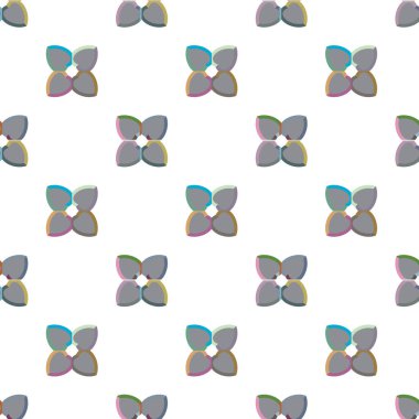 Geometrik şekilli kusursuz desen vektör çizimi