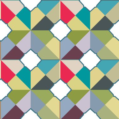 Kusursuz geometrik süs deseni. soyut arkaplan.