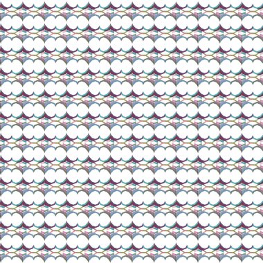 Geometrik şekilli kusursuz desen vektör çizimi