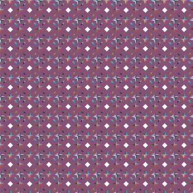 Geometrik şekilli kusursuz desen vektör çizimi