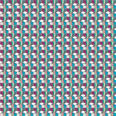 Geometrik şekilli kusursuz desen vektör çizimi