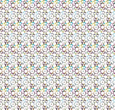 Geometrik şekilli kusursuz desen vektör çizimi