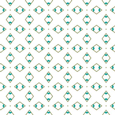 Geometrik şekilli kusursuz desen vektör çizimi