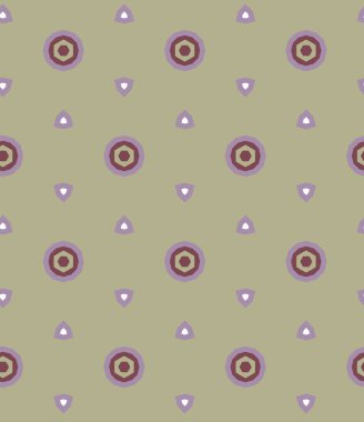 Geometrik şekilli kusursuz desen vektör çizimi