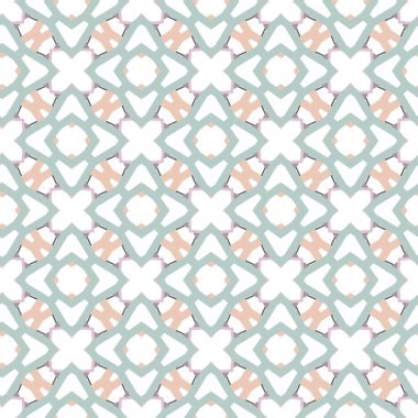 Geometrik şekilli kusursuz desen vektör çizimi