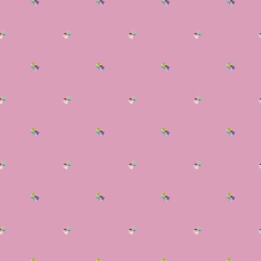 Geometrik şekilli kusursuz desen vektör çizimi