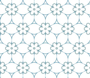 Geometrik şekilli kusursuz desen vektör çizimi