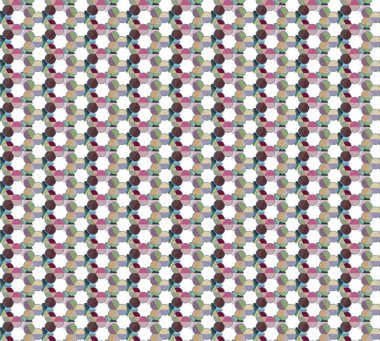 Geometrik şekilli kusursuz desen vektör çizimi