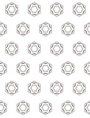 Geometrik şekilli kusursuz desen vektör çizimi