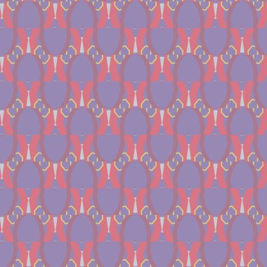 Geometrik şekilli kusursuz desen vektör çizimi