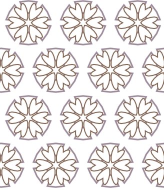 Geometrik şekilli kusursuz desen vektör çizimi