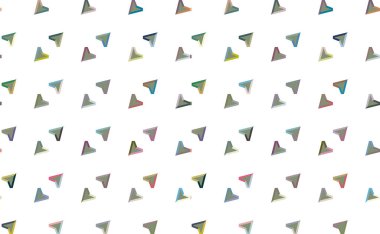 Geometrik şekilli kusursuz desen vektör çizimi