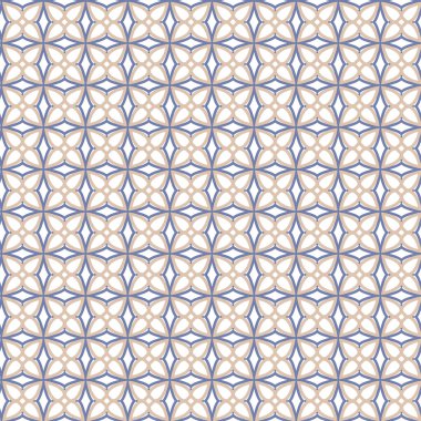 Geometrik şekilli kusursuz desen vektör çizimi