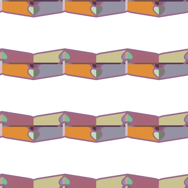 Nahtlose Muster Mit Geometrischen Formen Vektorillustration — Stockvektor