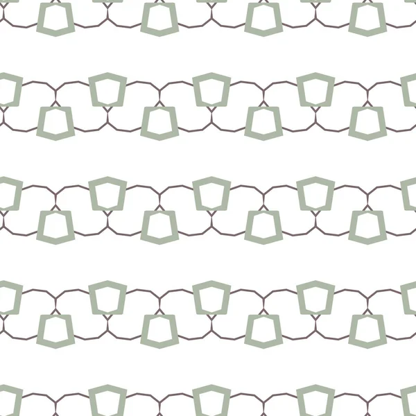 Padrão Sem Costura Com Formas Geométricas Ilustração Vetorial — Vetor de Stock