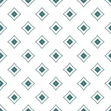 Geometrik şekilli kusursuz desen vektör çizimi