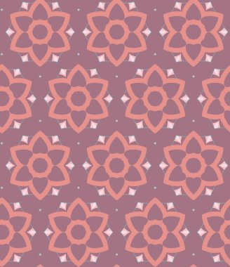 Geometrik şekilli kusursuz desen vektör çizimi